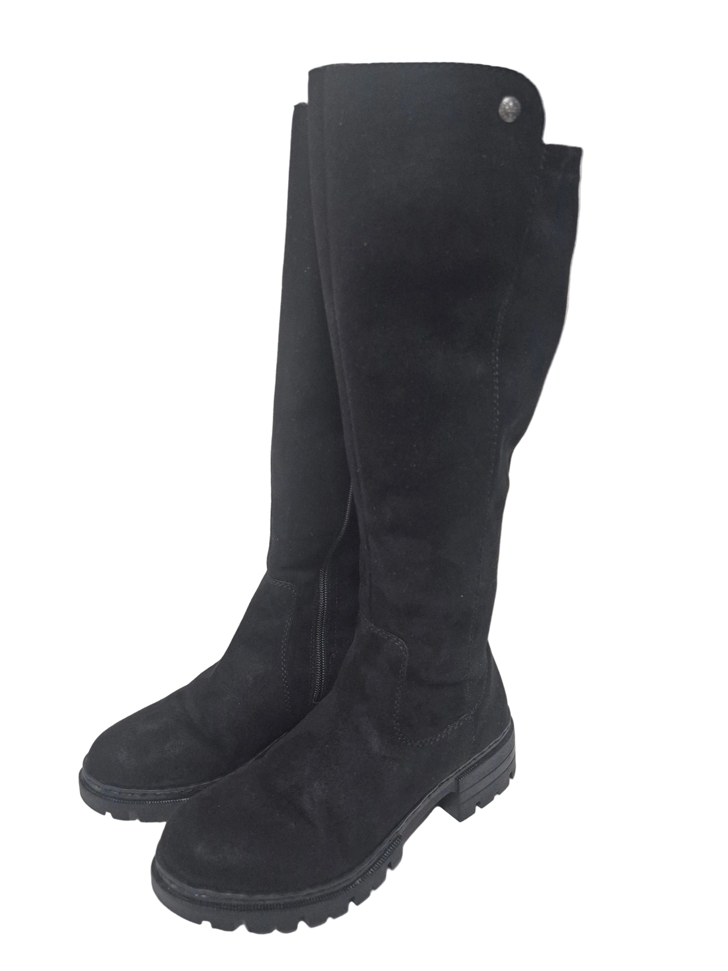 RETOURE! Rieker Winterstiefel mit Stretch, schwarz, Gr. 38