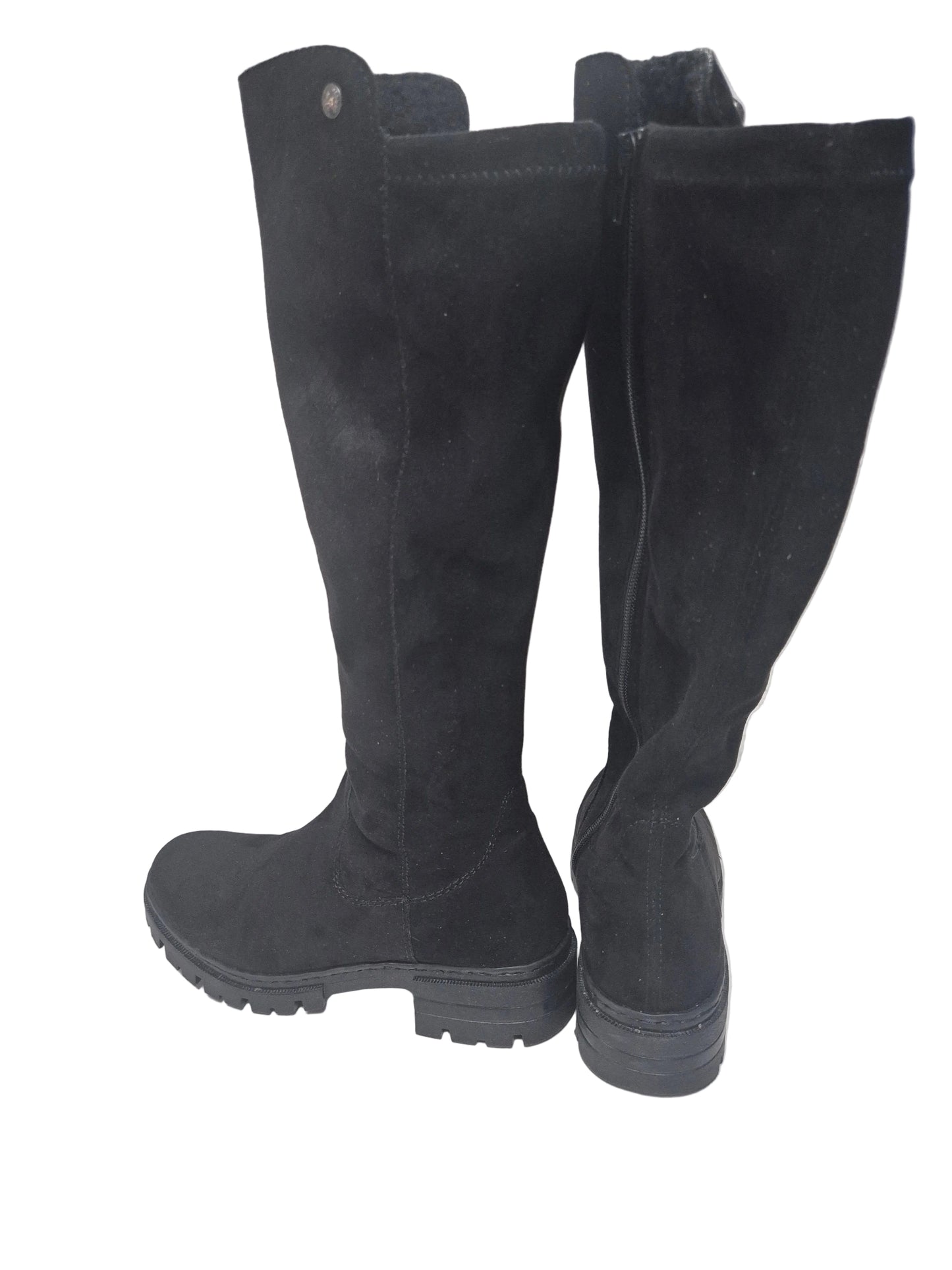 RETOURE! Rieker Winterstiefel mit Stretch, schwarz, Gr. 38