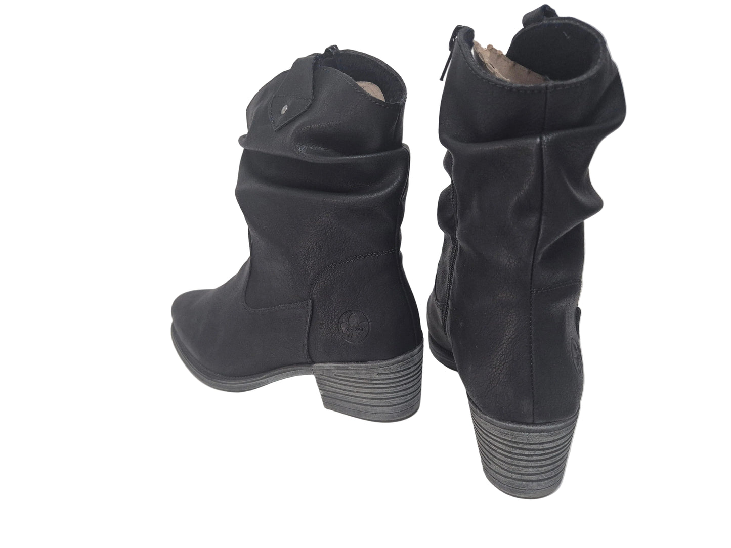RETOURE! Rieker Western Stiefelette, schwarz, Gr. 42