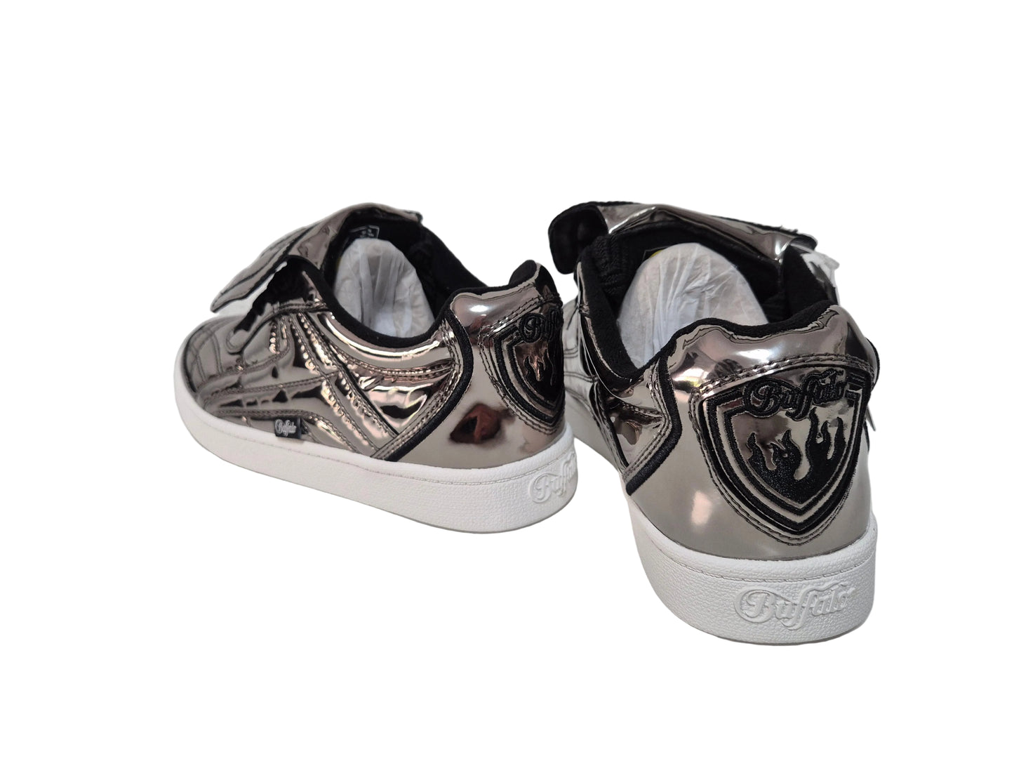 NEU! Buffalo Liberty Soccer Sneaker, silber, Gr. 40