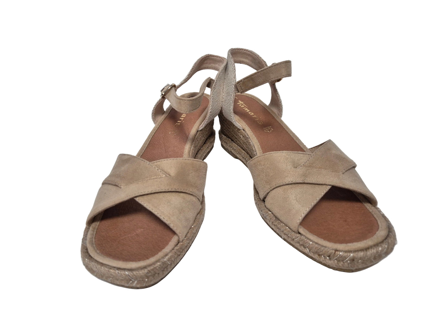NEU! Tamaris Keilsandalette, beige braun, Gr. 41