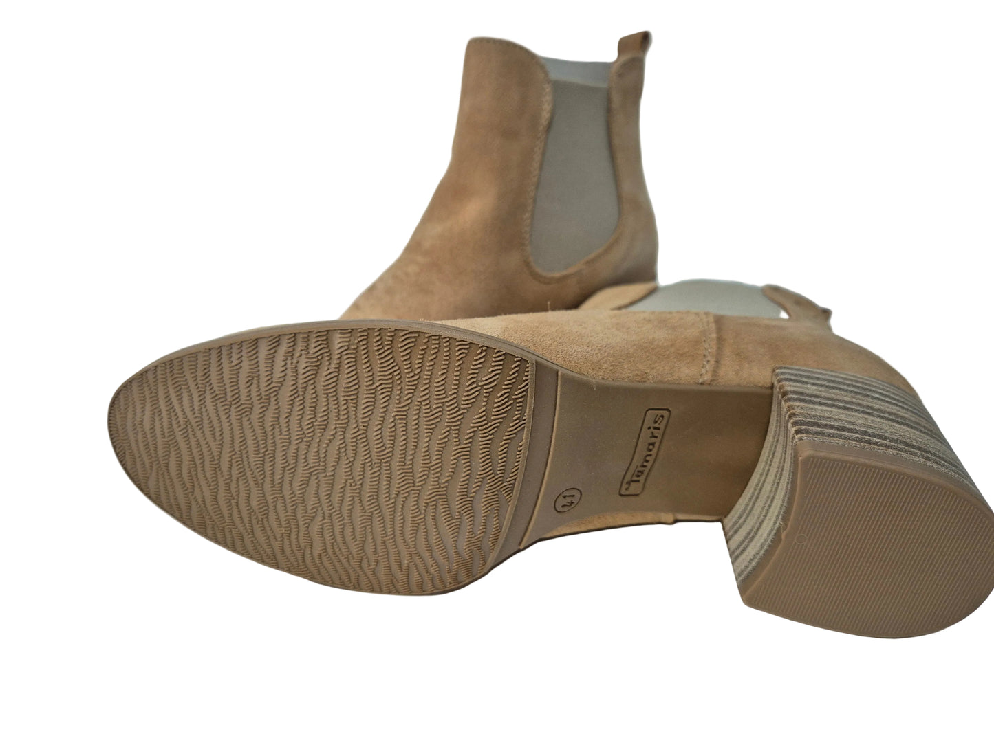 NEU! Tamaris Ankle Boots Stiefelette, sand, Gr. 41