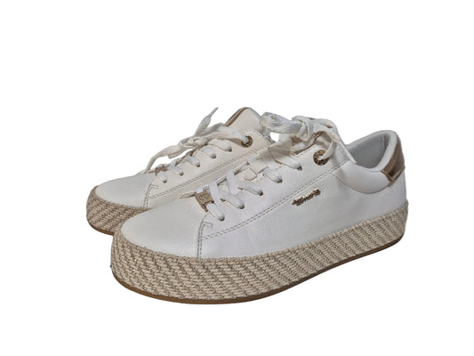 NEU! Tamaris Plateausneaker Freizeitschuhe, weiß, Gr. 40