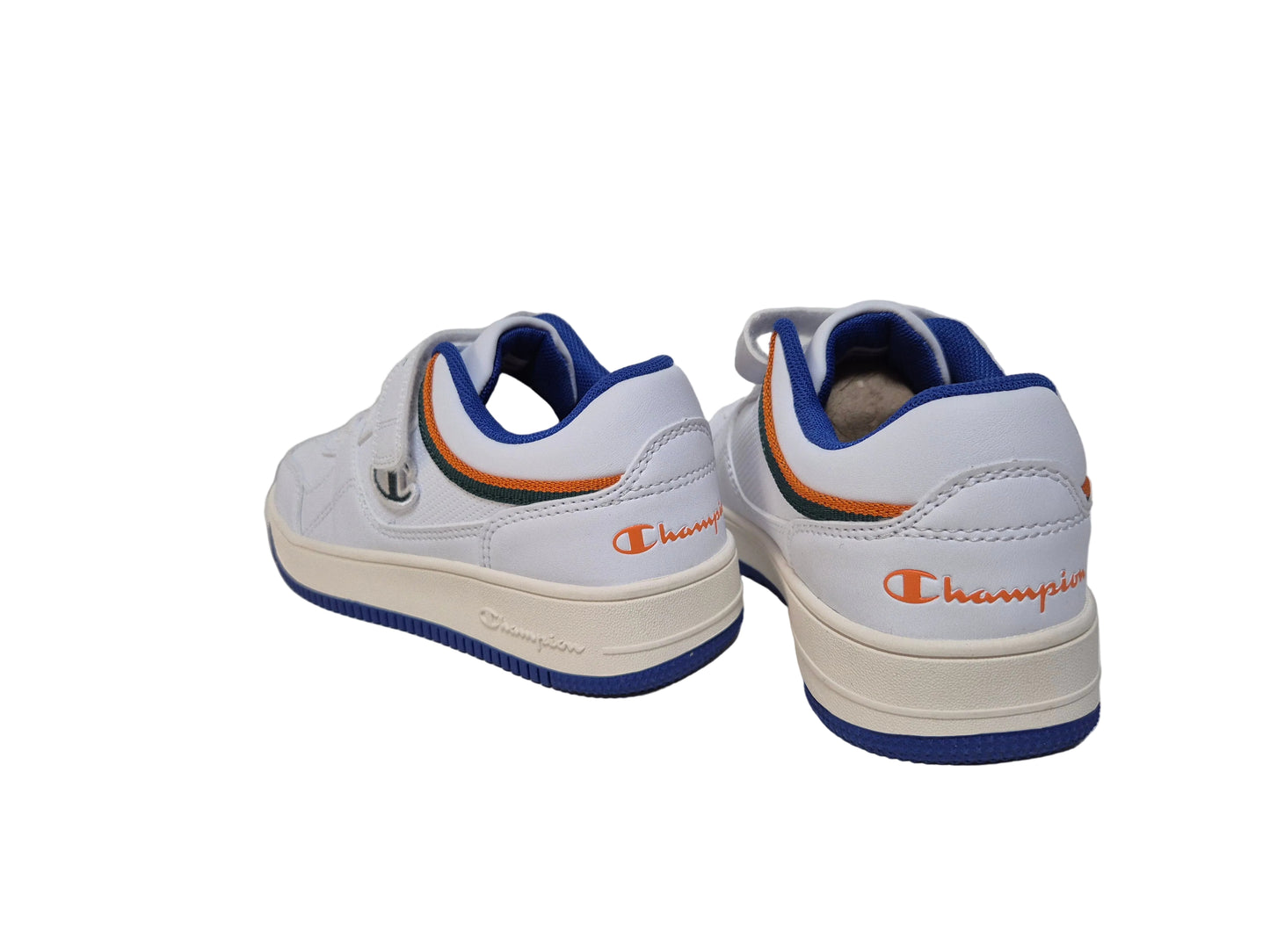 NEU! Champion RD18 low B PS Sneaker, weiß blau, Gr. 33