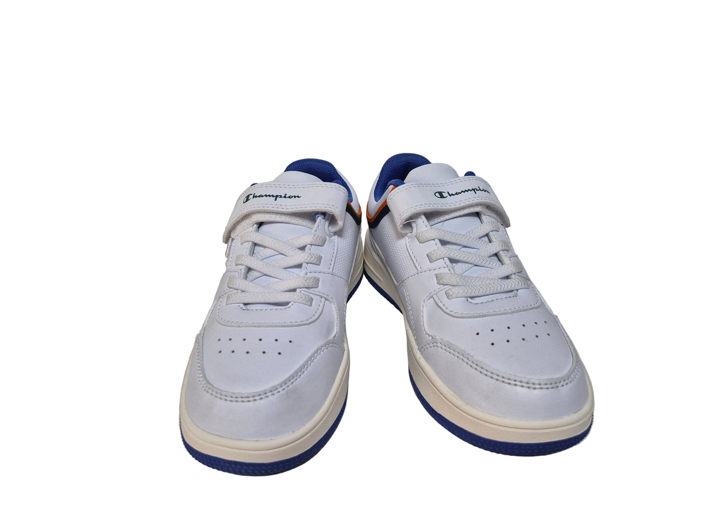 NEU! Champion RD18 low B PS Sneaker, weiß blau, Gr. 33