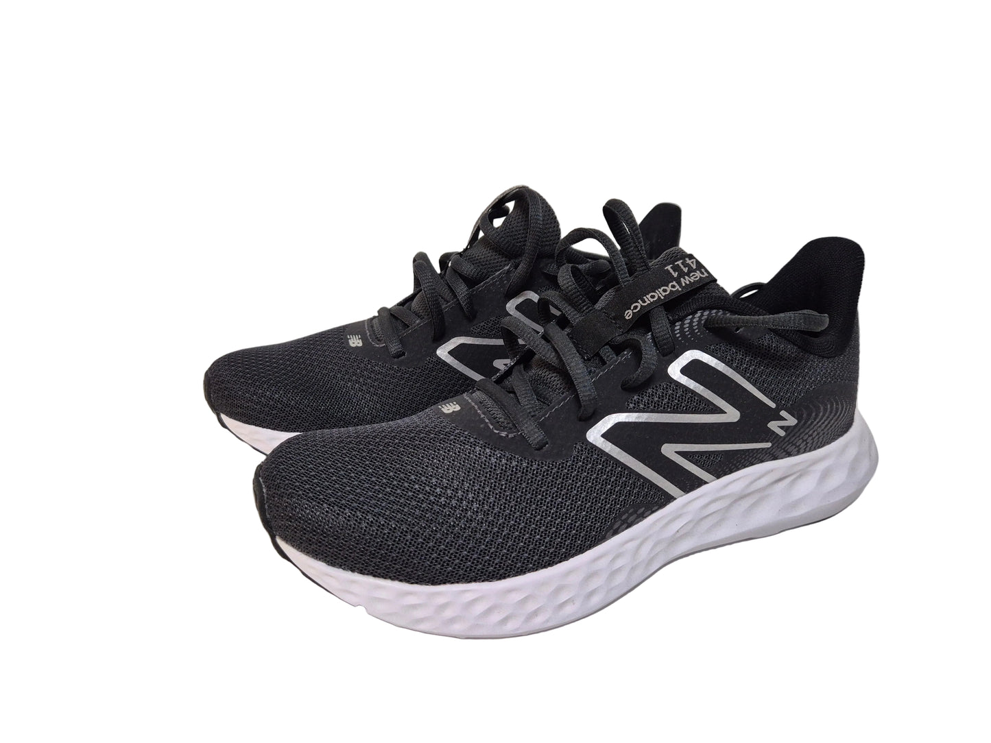 RETOURE! New Balance W411 Laufschuhe Sneaker, schwarz weiß, Gr. 39