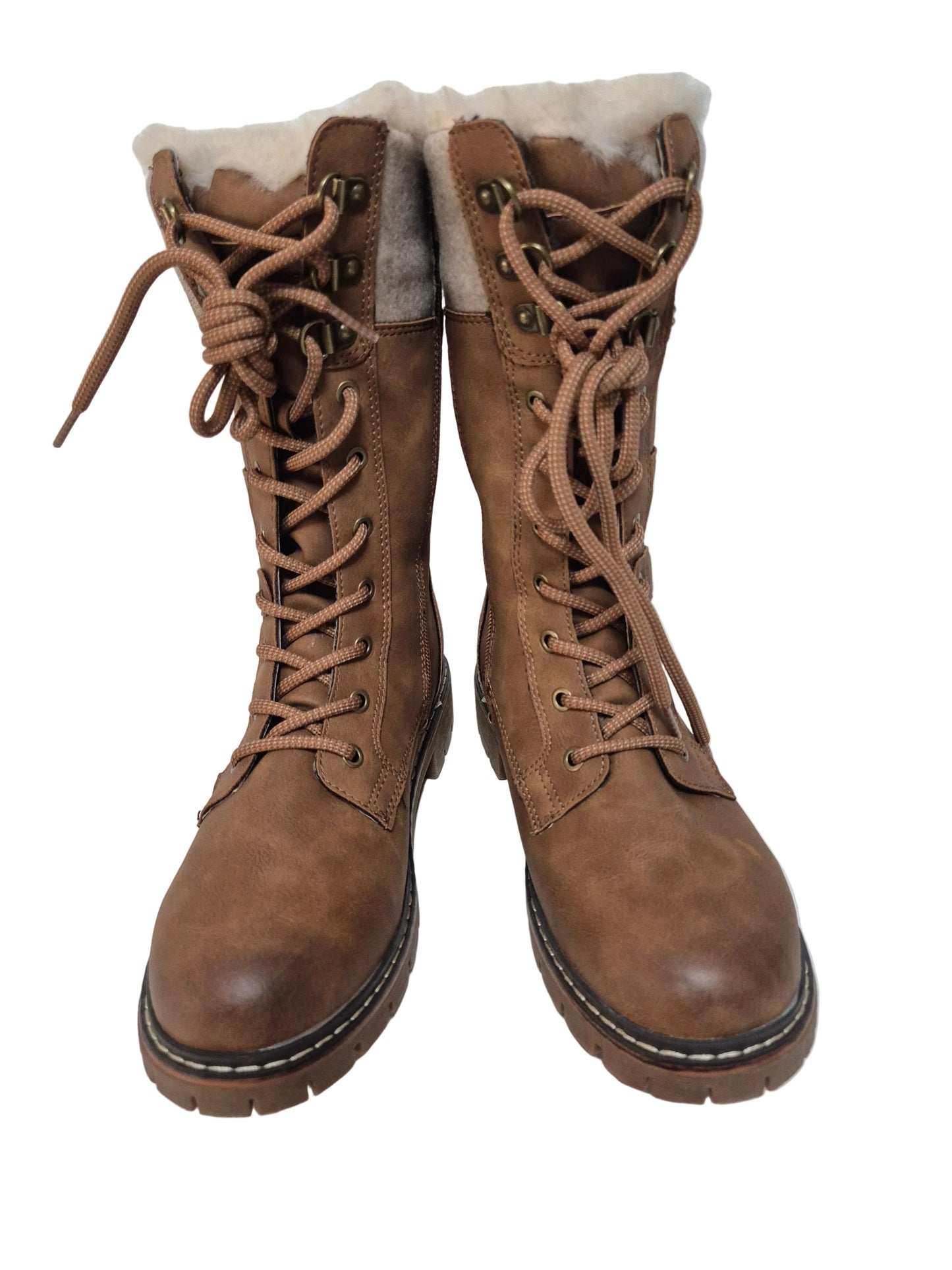 RETOURE! Tom Tailor Winterstiefel, cognac, Gr. 37