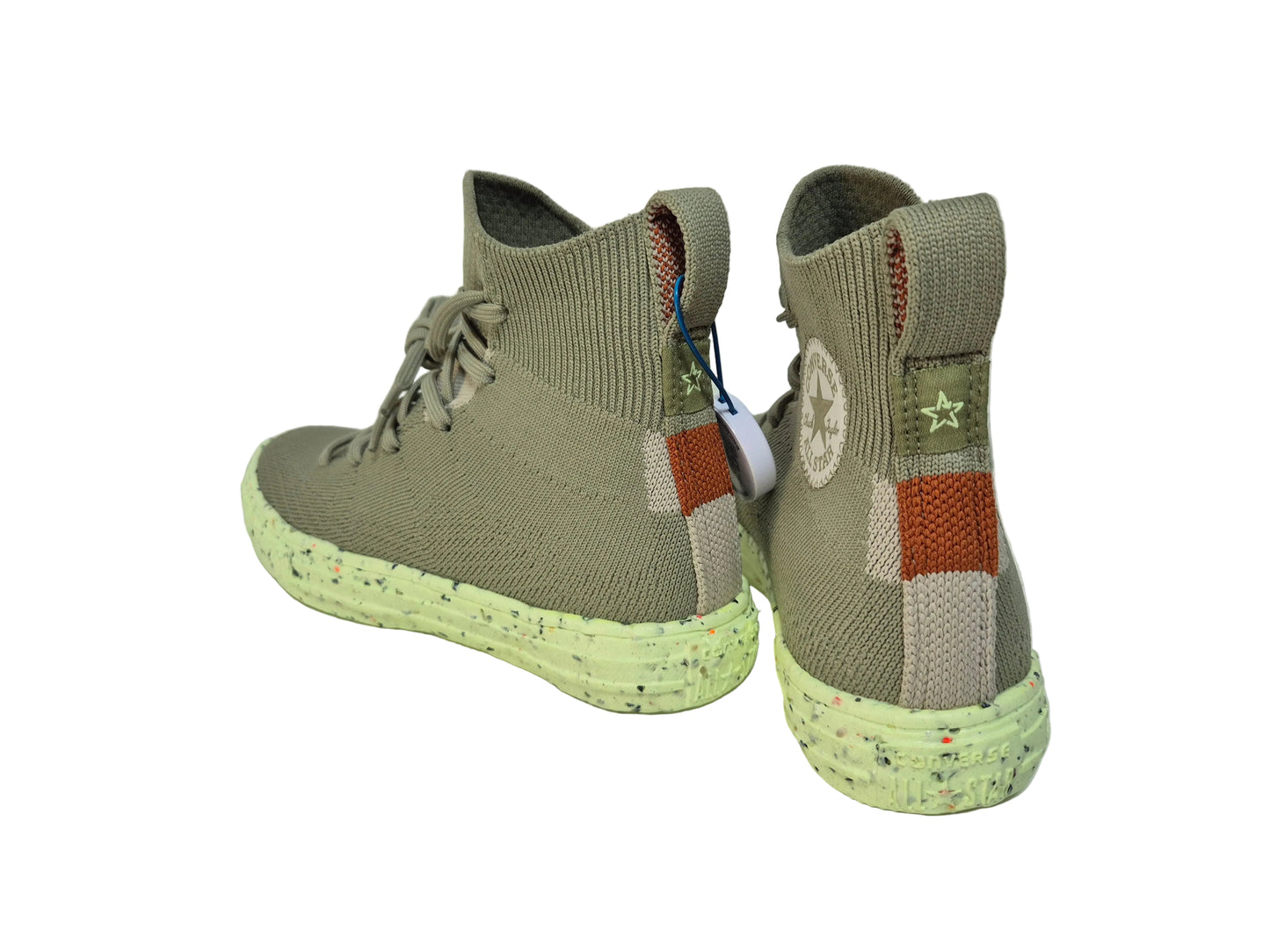NEU! Converse All Star Chuck Catas Crater Knit HI Sneaker, khaki, Gr. 36.5