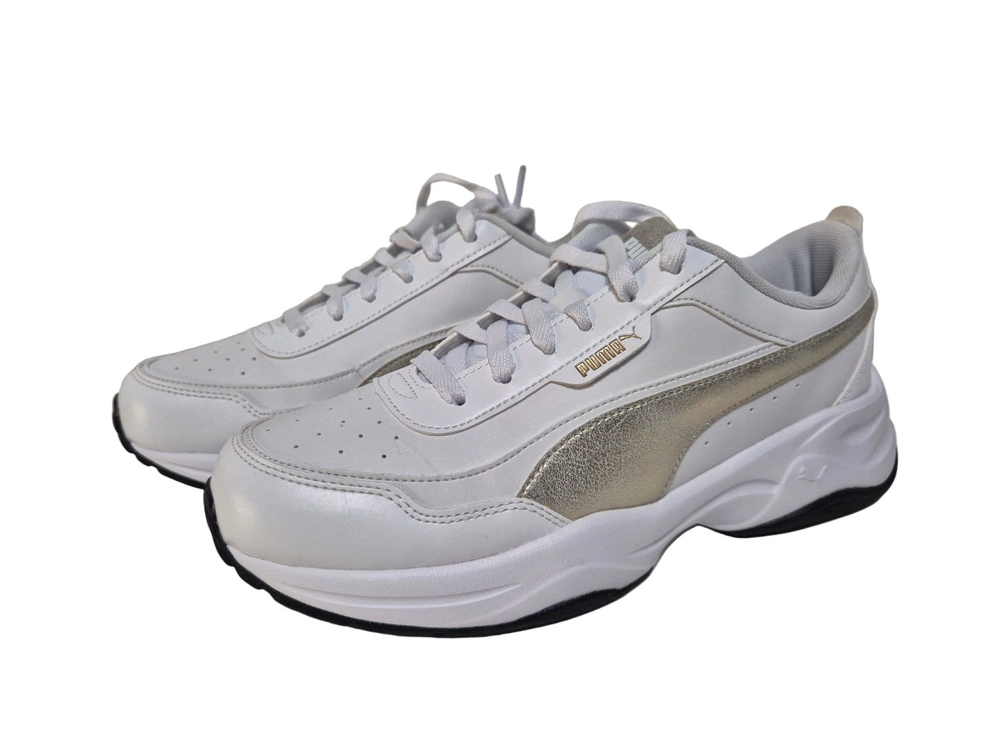 RETOURE! Puma Cilia Mode Metallic Whisper Sneaker, weiß, Gr. 40.5