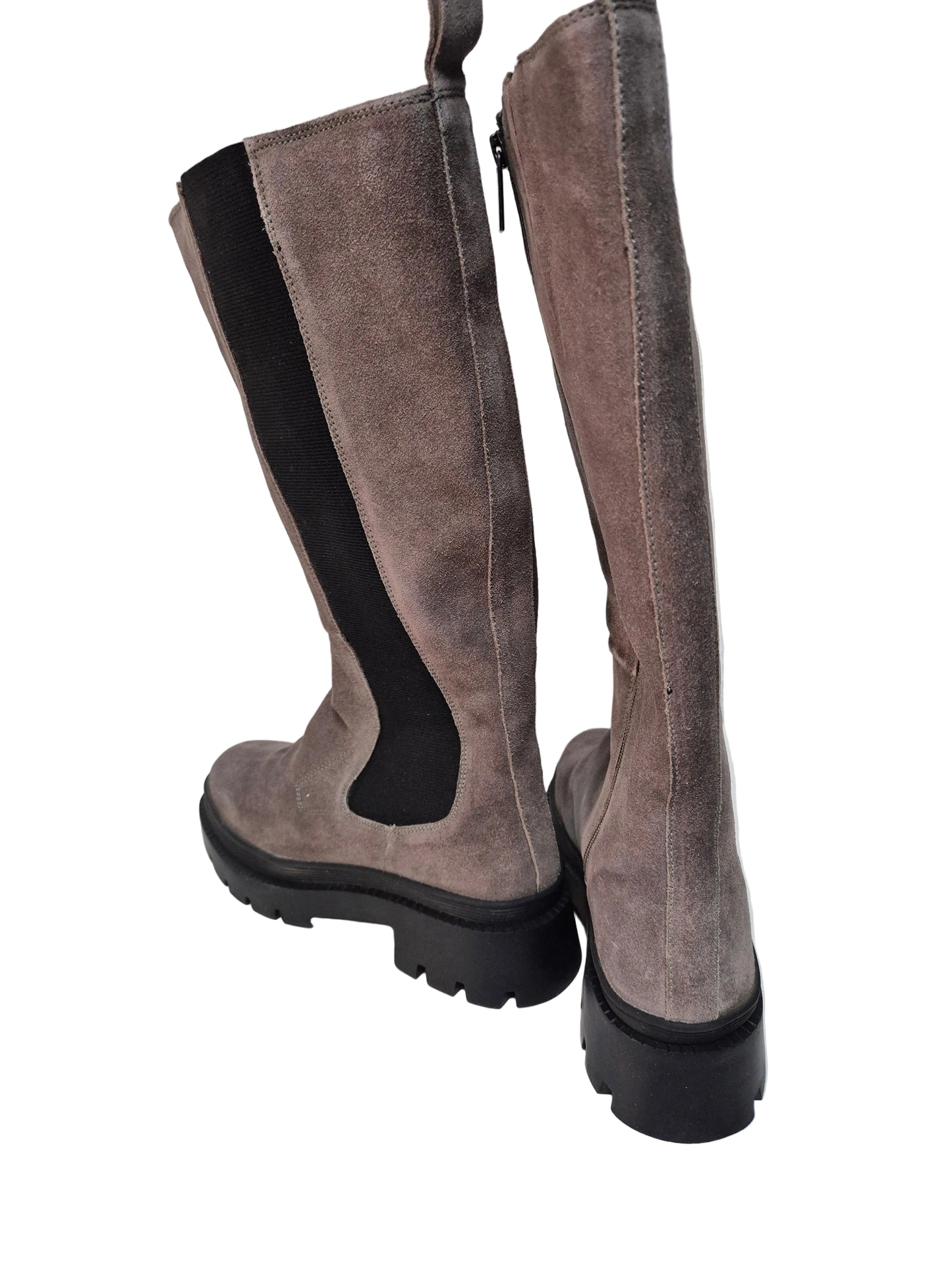 NEU! Sheego Weitschaftstiefel XXL, grau, Gr. 41