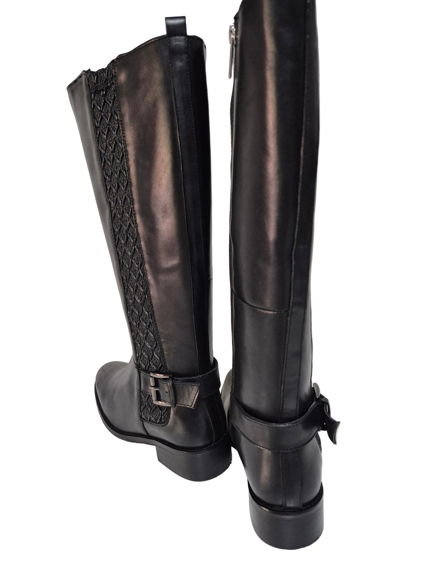 NEU! sheego Weitschaftstiefel XL aus Leder, schwarz, Gr. 37