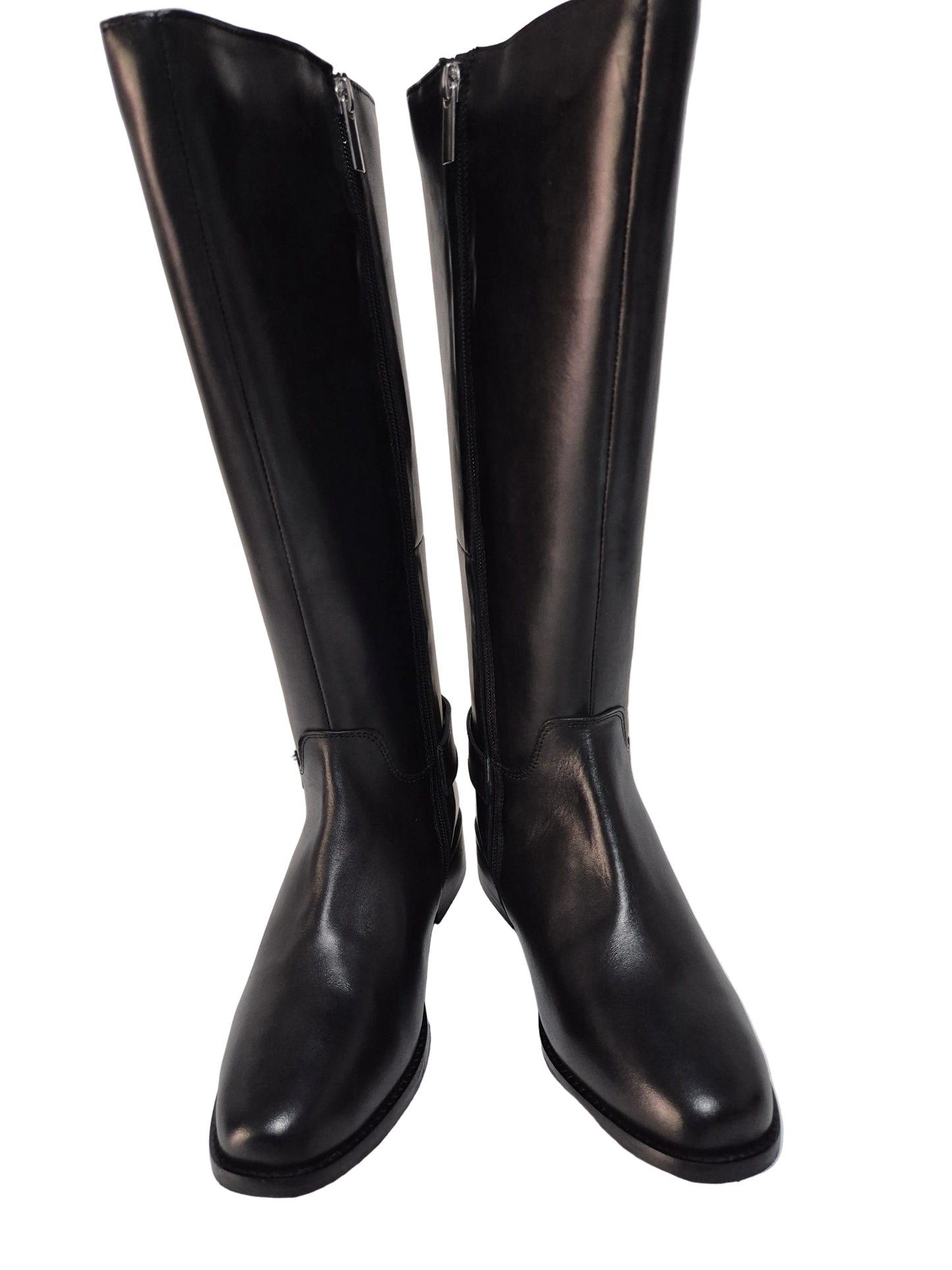 NEU! sheego Weitschaftstiefel XL aus Leder, schwarz, Gr. 37