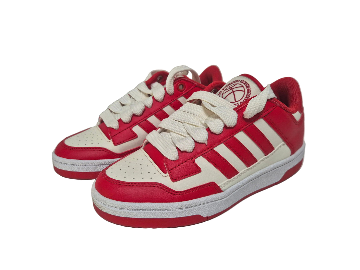 RETOURE! Adidas Rapid Court Low Sneaker, rot weiß, Gr. 36