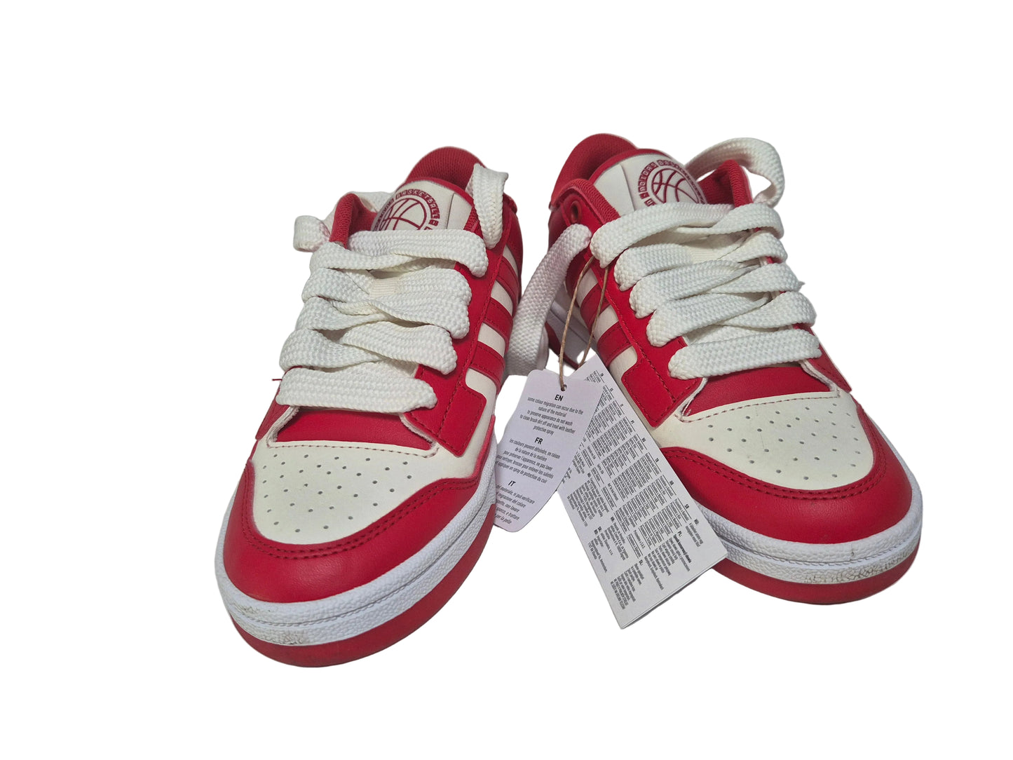 RETOURE! Adidas Rapid Court Low Sneaker, rot weiß, Gr. 36
