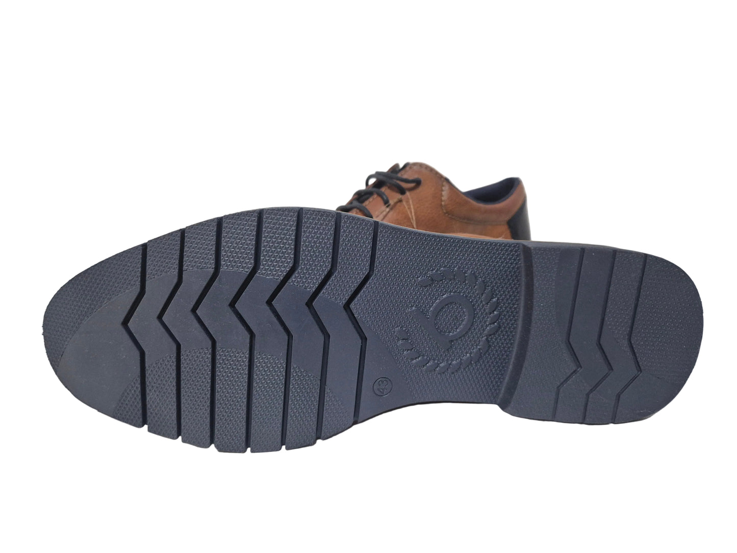 NEU! Bugatti Schnürschuhe Businessschuhe, cognac braun, Gr. 43