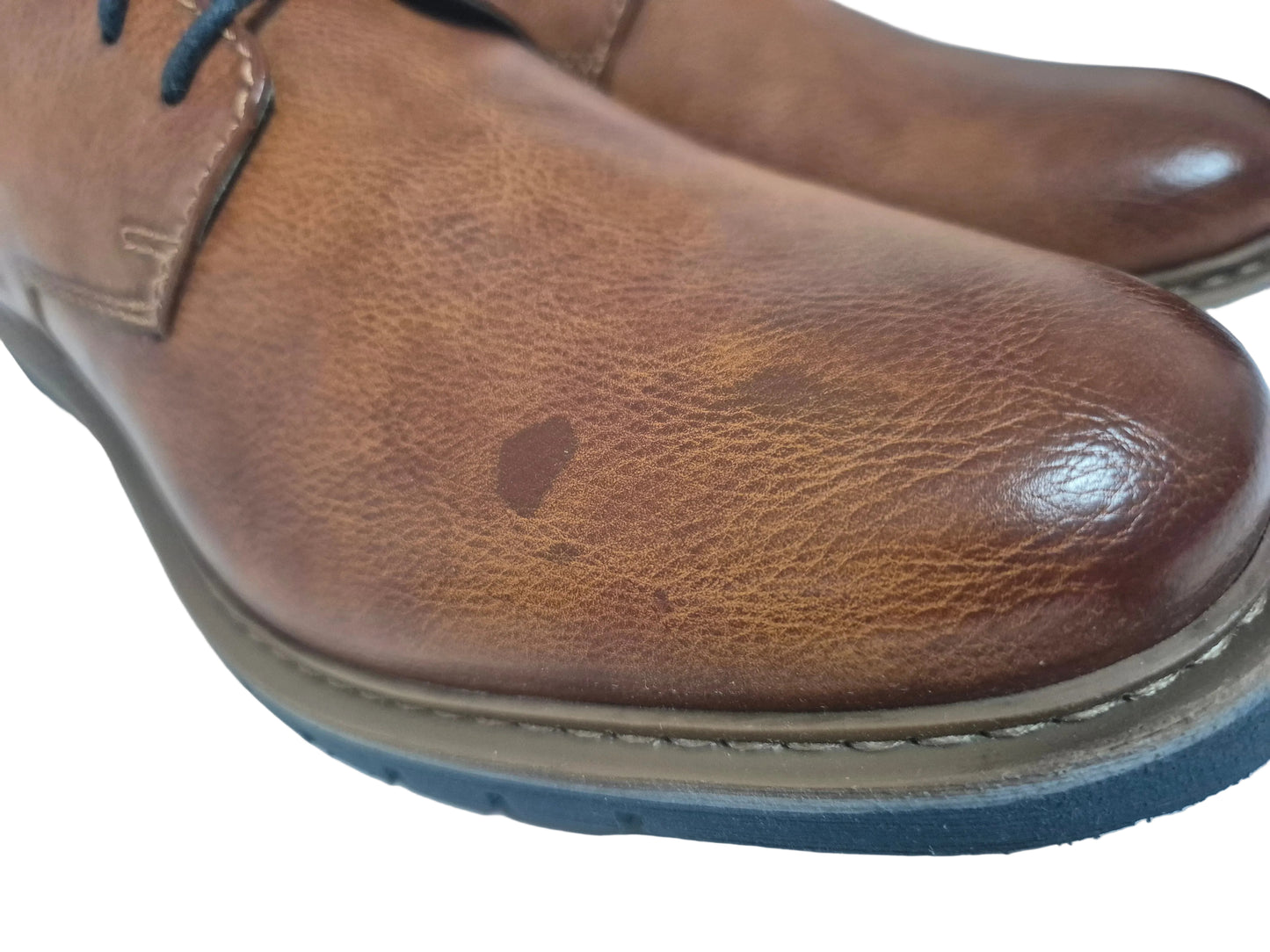 NEU! Bugatti Schnürschuhe Businessschuhe, cognac braun, Gr. 43