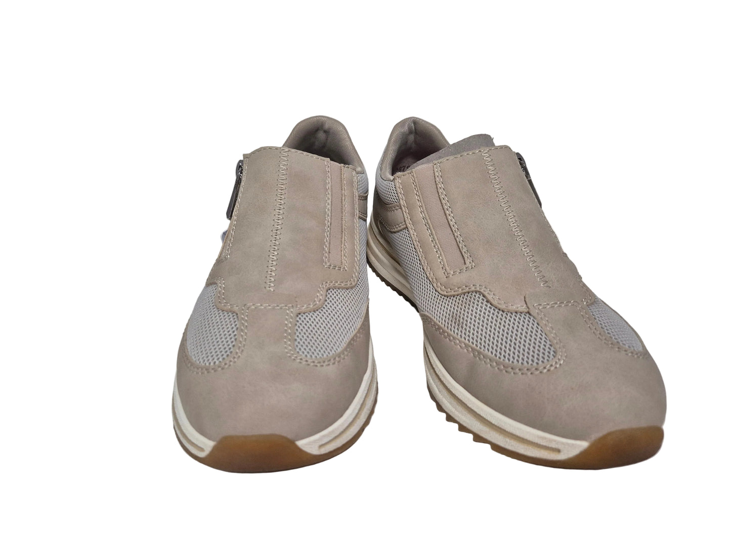 RETOURE! Rieker Slipper Slip on Sneaker, beige, Gr. 39