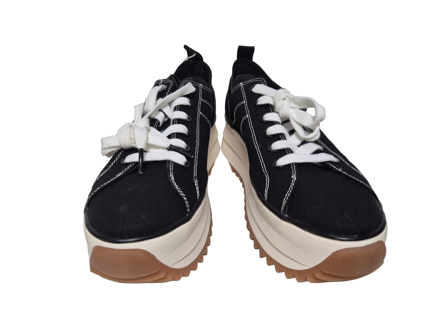 RETOURE! Tamaris Plateausneaker, schwarz weiß, Gr. 41