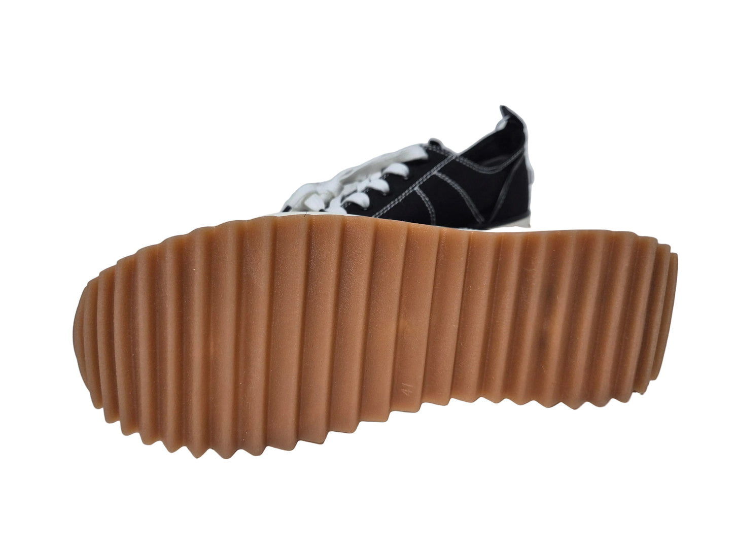RETOURE! Tamaris Plateausneaker, schwarz weiß, Gr. 41
