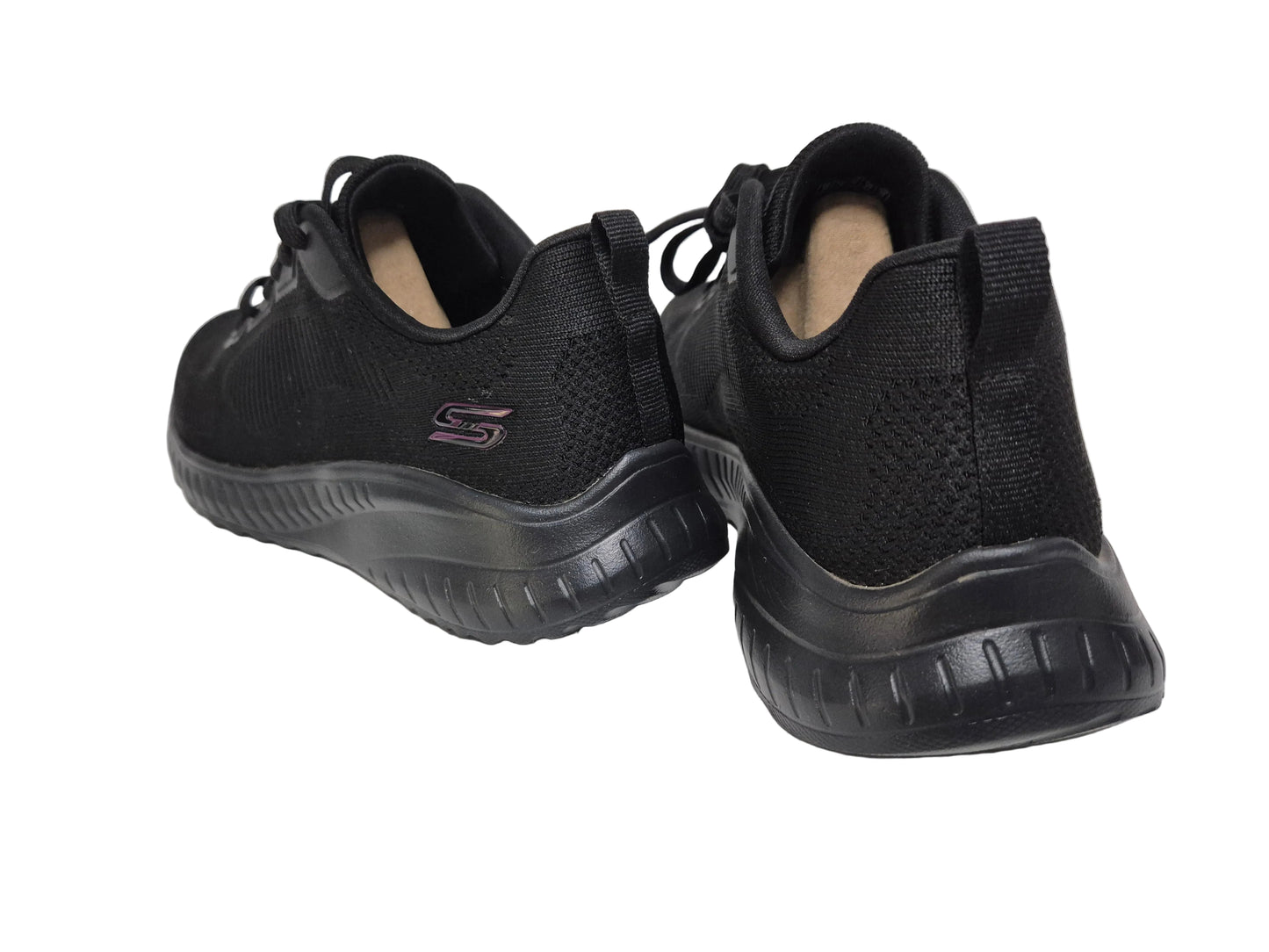 NEU! Skechers Bobs Squad Chaos Face Off Sneaker, schwarz, Gr. 40