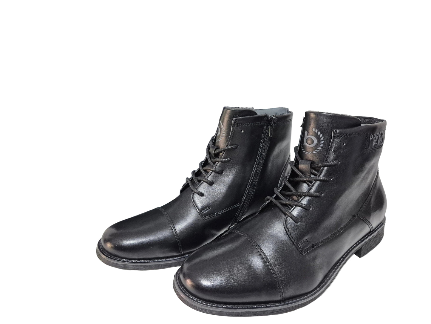 NEU! Bugatti klassische Schnürstiefel, schwarz, Gr. 45