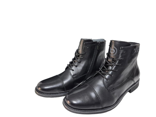 NEU! Bugatti klassische Schnürstiefel, schwarz, Gr. 45