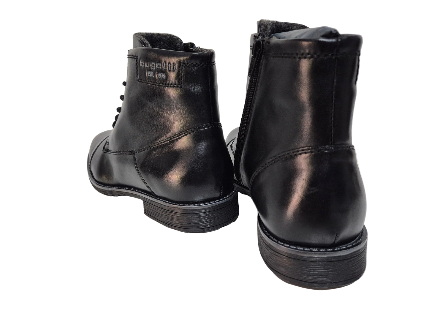 NEU! Bugatti klassische Schnürstiefel, schwarz, Gr. 45