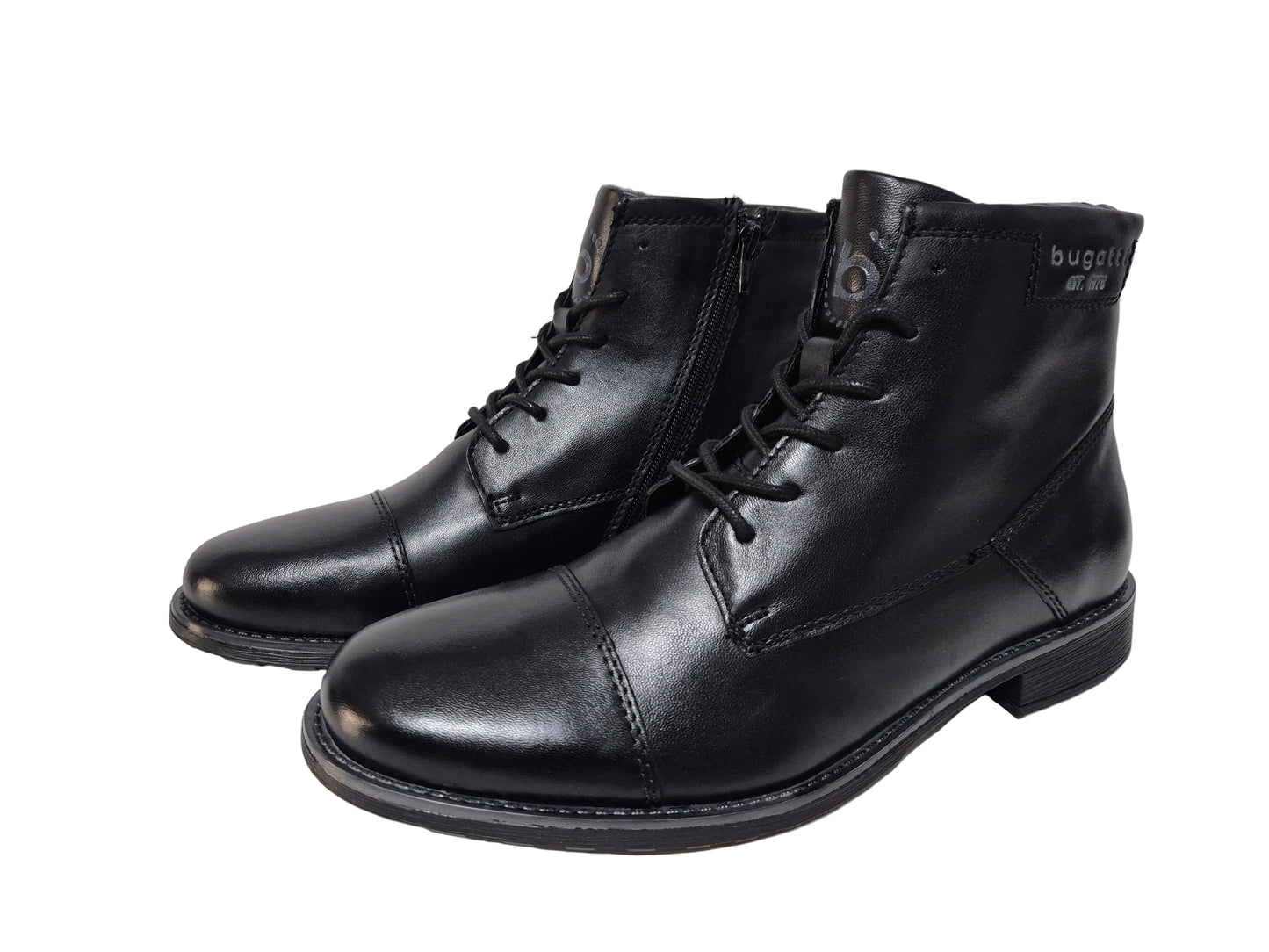 NEU! Bugatti klassische Schnürstiefel, schwarz, Gr. 44