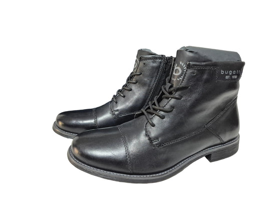 NEU! Bugatti Schnürstiefel Businessschuhe, schwarz, Gr. 46