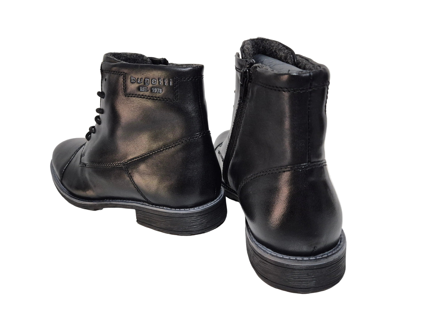 NEU! Bugatti Schnürstiefel Businessschuhe, schwarz, Gr. 45
