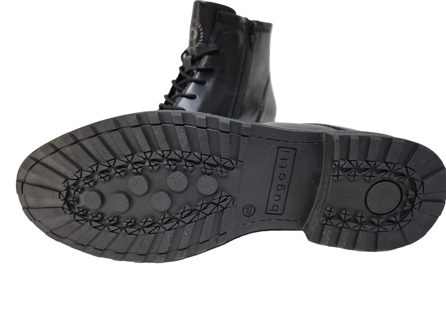 NEU! Bugatti Schnürstiefel Businessschuhe, schwarz, Gr. 45