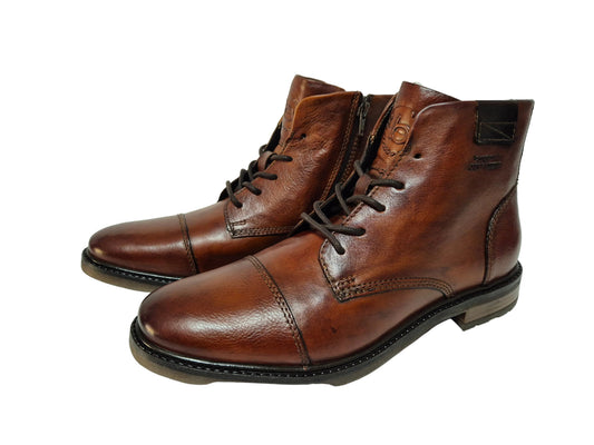 NEU! Bugatti Schnürstiefel Businessschuhe, cognac, Gr. 44