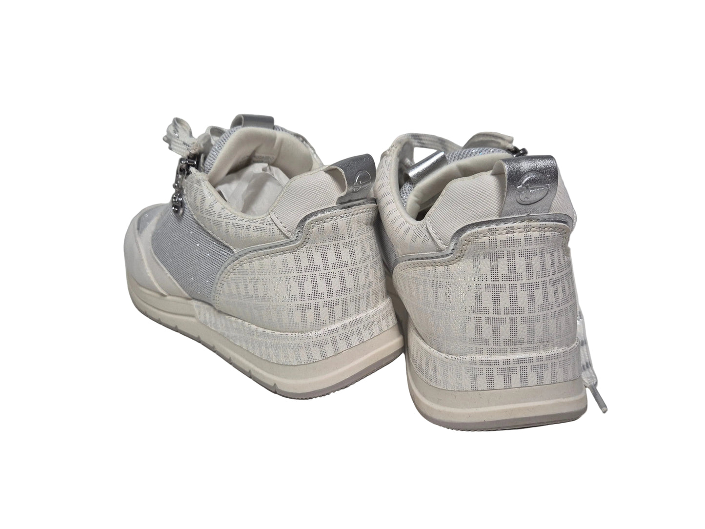NEU! Tamaris Almina Plateausneaker, weiß silber, Gr. 41