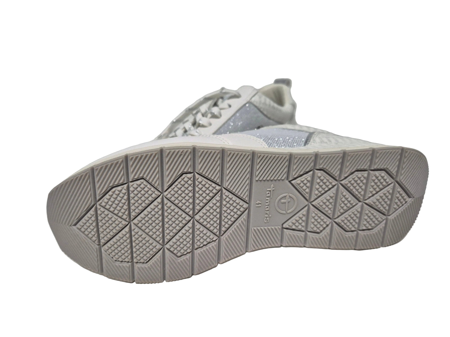NEU! Tamaris Almina Plateausneaker, weiß silber, Gr. 41