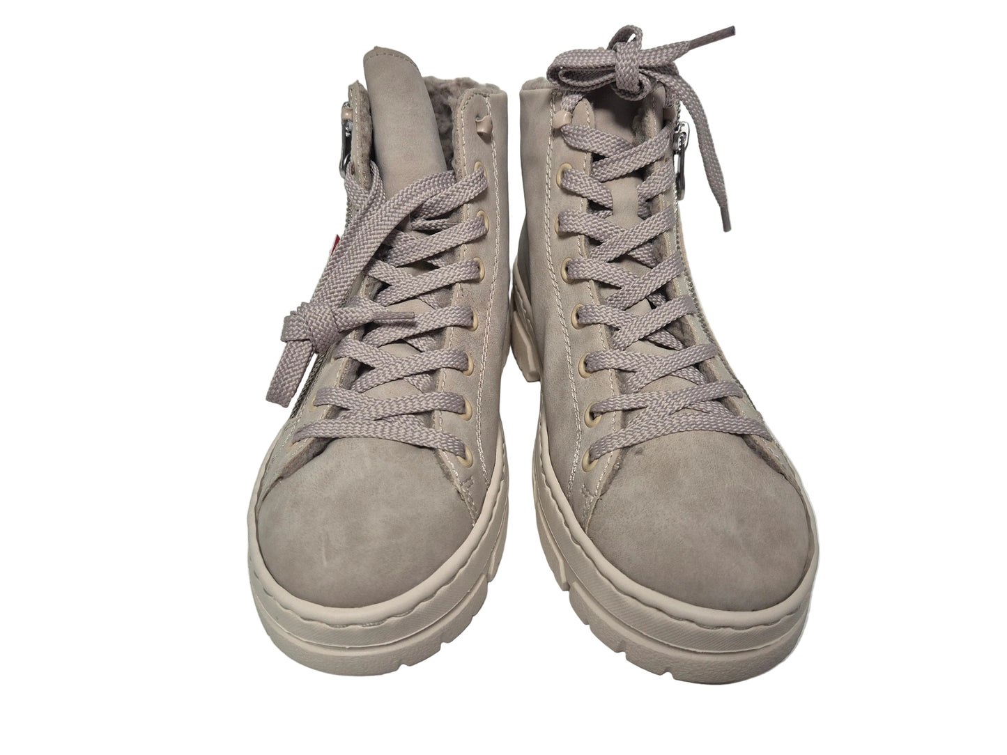NEU! Rieker Winterboots Plateauboots, beige, Gr. 40