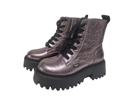 NEU! Buffalo Aspen Schnürstiefelette, pewter black, Gr. 36