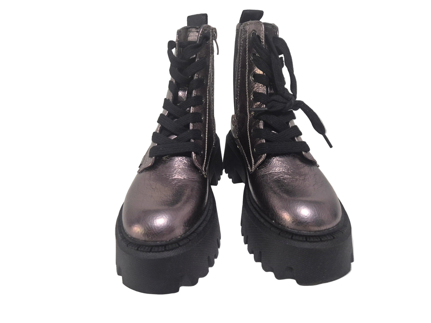 NEU! Buffalo Aspen Schnürstiefelette, pewter black, Gr. 36