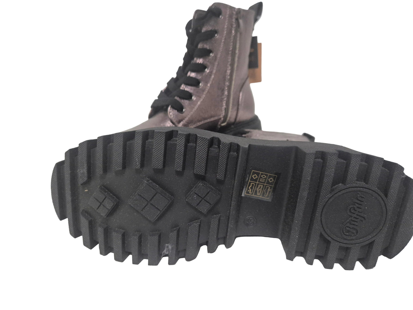 NEU! Buffalo Aspen Schnürstiefelette, pewter black, Gr. 36