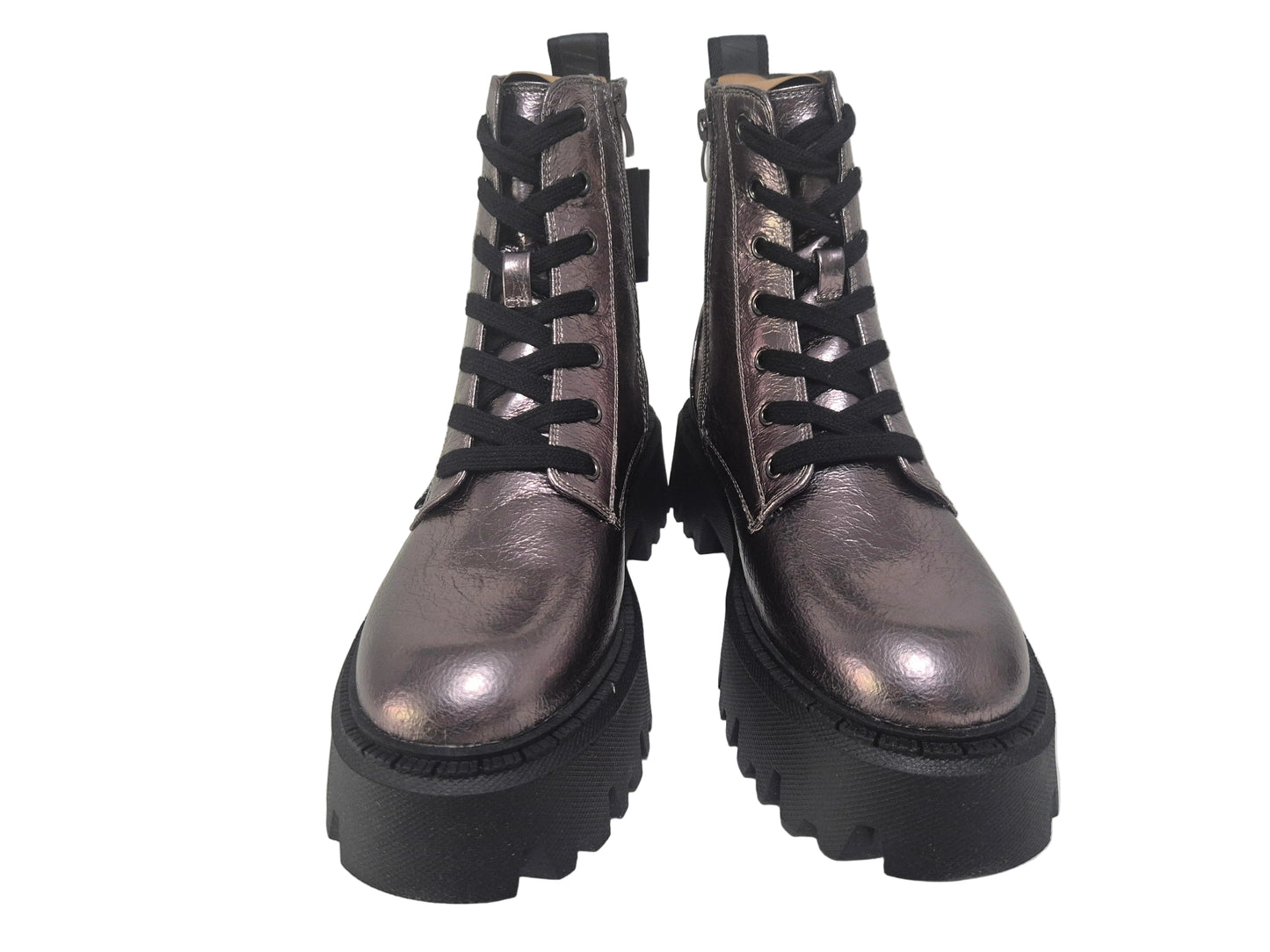 NEU! Buffalo Aspen Schnürstiefelette, pewter black, Gr. 41