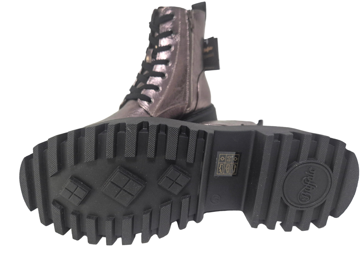 NEU! Buffalo Aspen Schnürstiefelette, pewter black, Gr. 41
