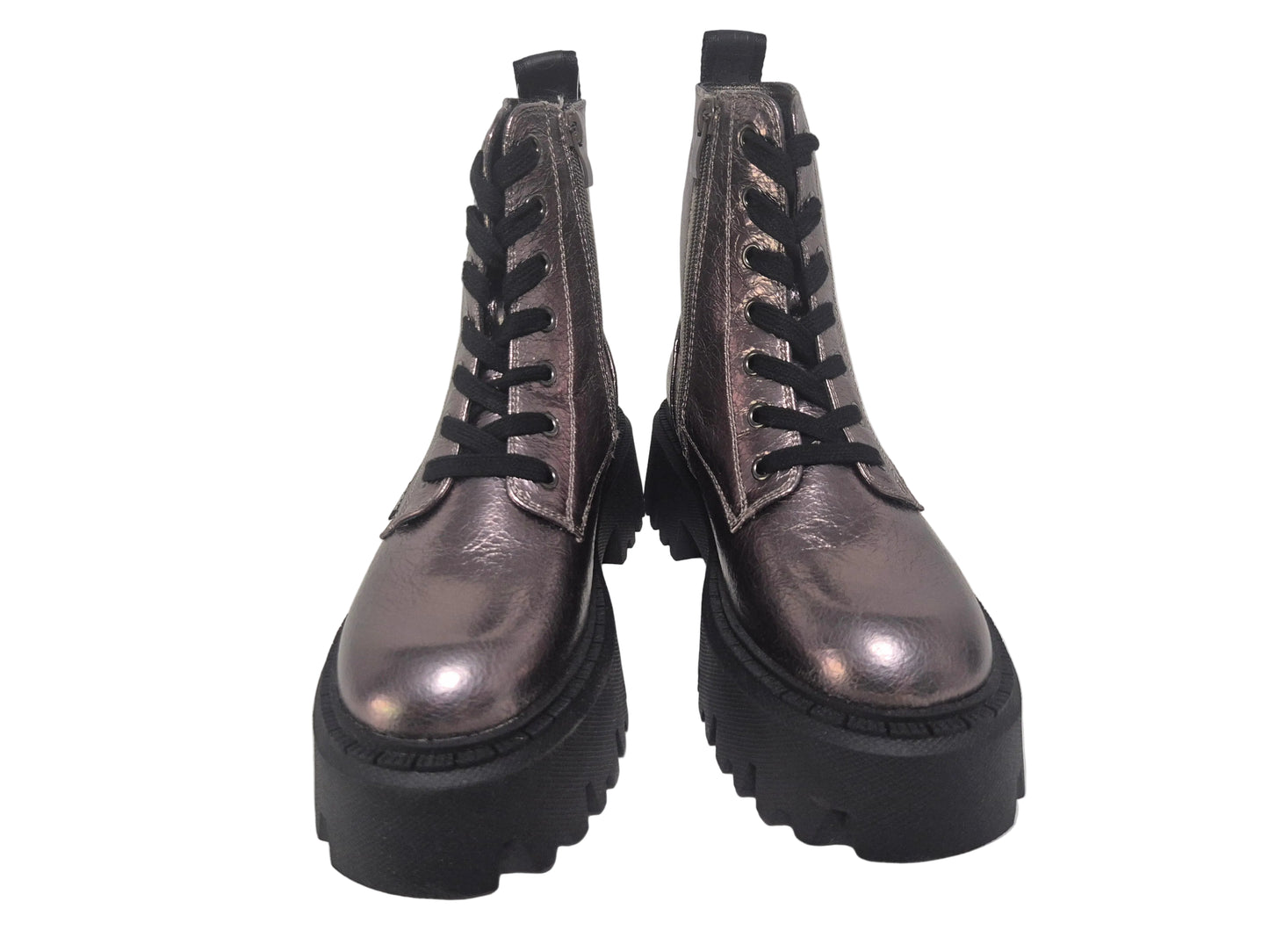 NEU! Buffalo Aspen Schnürstiefelette, pewter black, Gr. 37