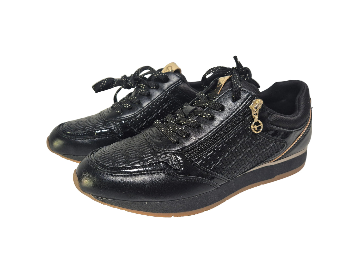 NEU! Tamaris Plateausneaker, schwarz, Gr. 40