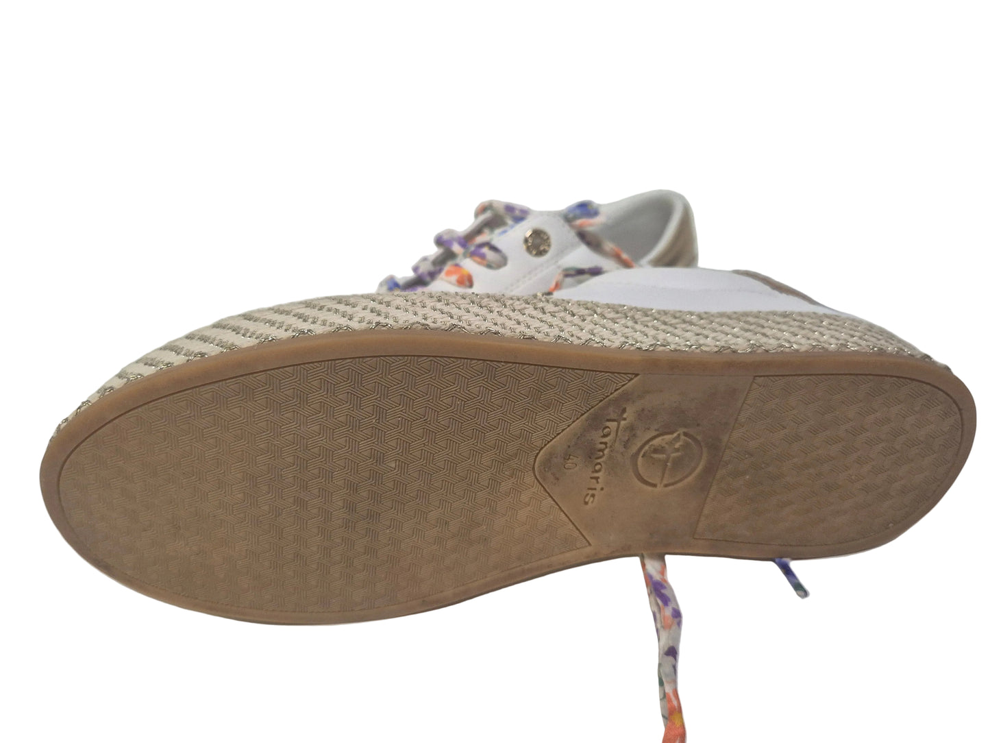 RETOURE! Tamaris Plateausneaker, weiß, Gr. 40