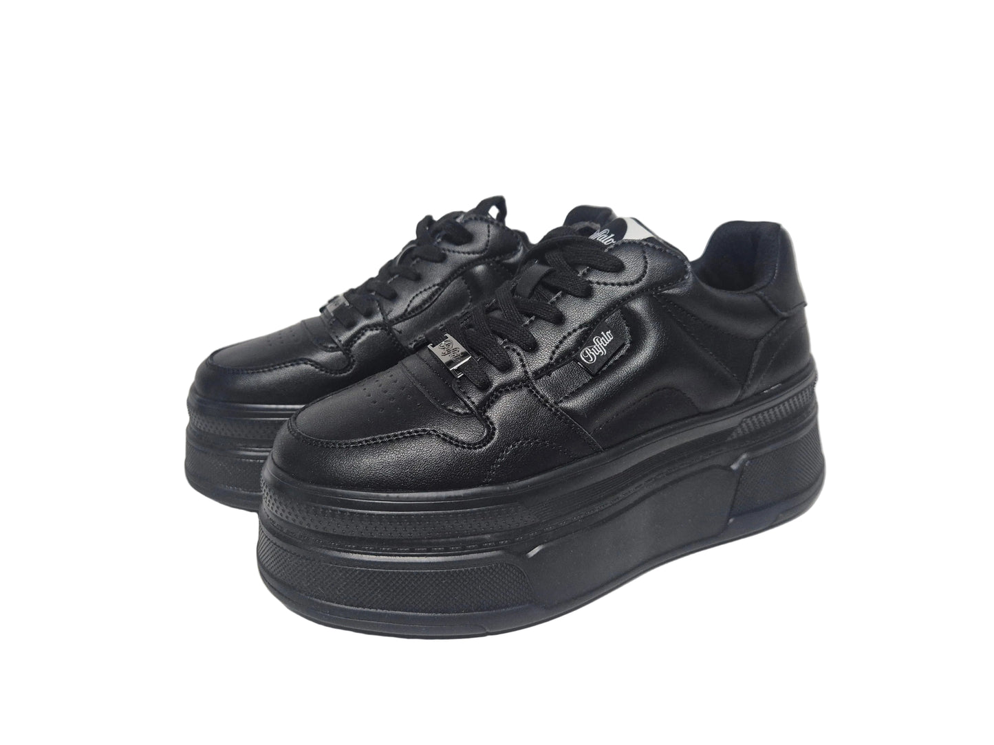 NEU! Buffalo Besu Plateausneaker, schwarz, Gr. 39