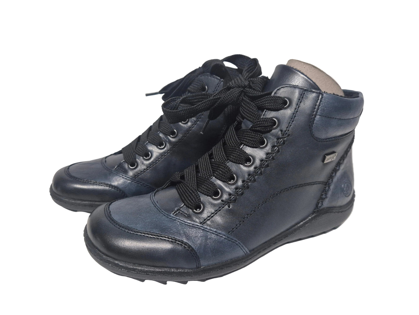 NEU! Remonte Schnürstiefelette, blau, Gr. 38