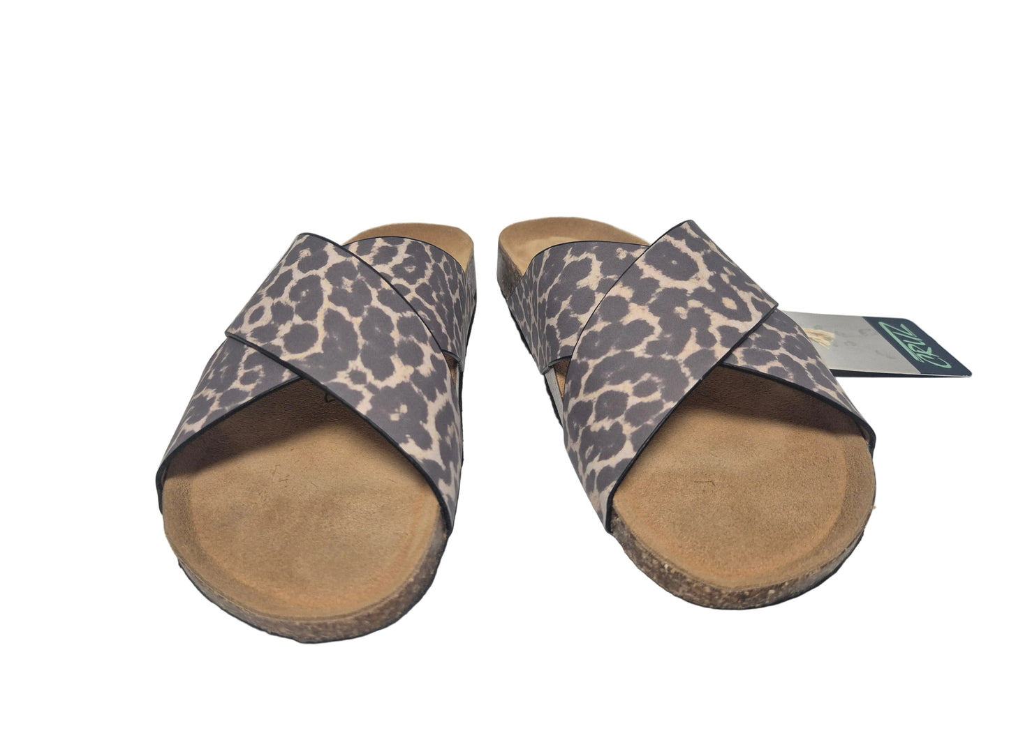 NEU! Cruz Musoni Sandale Pantolette, braun beige, Gr. 40