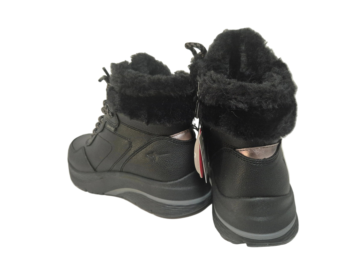 NEU! Tamaris Schnürboots Keilabsatz, schwarz, Gr. 38