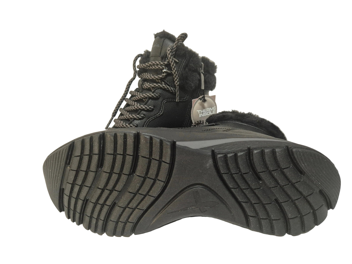 NEU! Tamaris Schnürboots Keilabsatz, schwarz, Gr. 38
