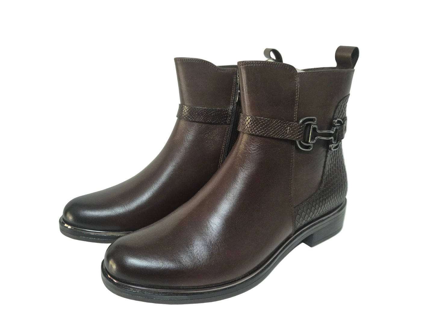 NEU! Caprice Stiefelette Businessschuhe, dunkelbraun, Gr. 38.5