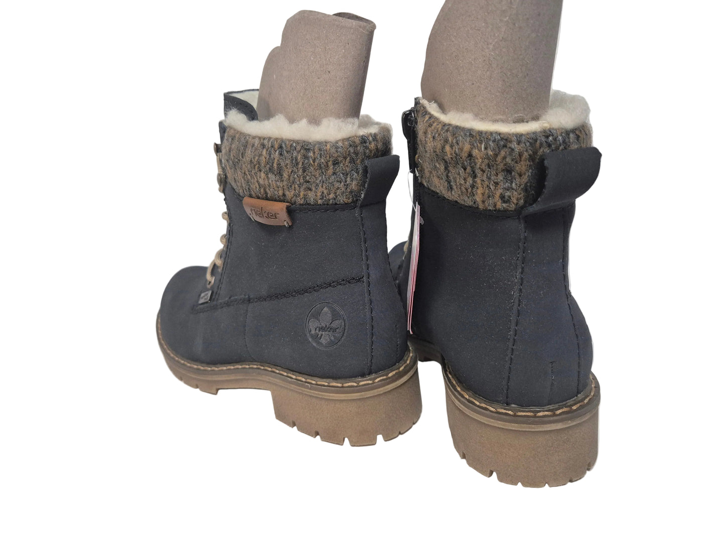 NEU! Rieker Winterstiefelette Schnürboots, nachtblau, Gr. 36